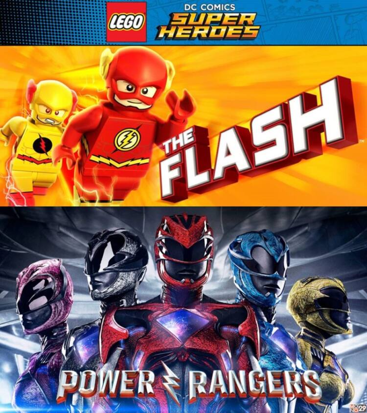 Lego Flash and PowerRan Poster