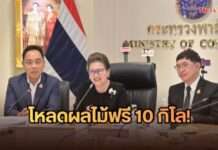 พาณิชย์ผนึกคมนาคมและ 7 สายการบิน จัดโปรใหญ่! ให้ไฟลท์บินเมืองรองโหลดผลไม้ฟรี 10 กิโล ดันผลไม้ไทยสู่แลนด์มาร์ก